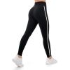 imageButtery Soft Workout Leggings for Women  High Waisted No Front Seam Gym Leggings Yoga Pants  FlexFlowBlack  White