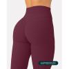 imageButtery Soft Workout Leggings for Women  High Waisted No Front Seam Gym Leggings Yoga Pants  FlexFlowBordeaux