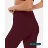 imageButtery Soft Workout Leggings for Women  High Waisted No Front Seam Gym Leggings Yoga Pants  FlexFlowBordeaux
