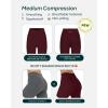 imageButtery Soft Workout Leggings for Women  High Waisted No Front Seam Gym Leggings Yoga Pants  FlexFlowBordeaux