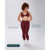imageButtery Soft Workout Leggings for Women  High Waisted No Front Seam Gym Leggings Yoga Pants  FlexFlowBordeaux