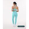 imageButtery Soft Workout Leggings for Women  High Waisted No Front Seam Gym Leggings Yoga Pants  FlexFlowCaribbean Sea