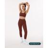 imageButtery Soft Workout Leggings for Women  High Waisted No Front Seam Gym Leggings Yoga Pants  FlexFlowChocolate