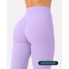 imageButtery Soft Workout Leggings for Women  High Waisted No Front Seam Gym Leggings Yoga Pants  FlexFlowLilac