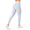 imageButtery Soft Workout Leggings for Women  High Waisted No Front Seam Gym Leggings Yoga Pants  FlexFlowSilver