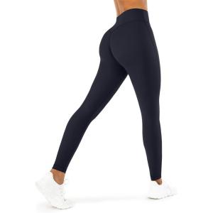 imageButtery Soft Workout Leggings for Women  High Waisted No Front Seam Gym Leggings Yoga Pants  FlexFlowBlack