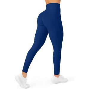 imageButtery Soft Workout Leggings for Women  High Waisted No Front Seam Gym Leggings Yoga Pants  FlexFlowIndigo