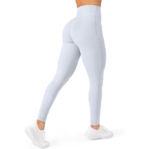 imageButtery Soft Workout Leggings for Women  High Waisted No Front Seam Gym Leggings Yoga Pants  FlexFlowSilver