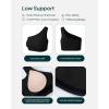 imageAsymmetrical Sports One Shoulder Bra for Women  Low Support One Strap Bra Workout Top Removable Pads  FlexFlowBlack