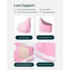 imageAsymmetrical Sports One Shoulder Bra for Women  Low Support One Strap Bra Workout Top Removable Pads  FlexFlowBubblegum