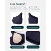 imageAsymmetrical Sports One Shoulder Bra for Women  Low Support One Strap Bra Workout Top Removable Pads  FlexFlowTwilight