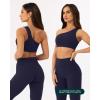 imageAsymmetrical Sports One Shoulder Bra for Women  Low Support One Strap Bra Workout Top Removable Pads  FlexFlowTwilight