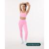 imageButtery Soft Sports Bras for Women  High Support Low Scoop Neck U Back Padded Yoga Gym Workout Bra  FlexFlowBubblegum