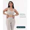 imageButtery Soft Sports Bras for Women  High Support Low Scoop Neck U Back Padded Yoga Gym Workout Bra  FlexFlowMoon