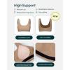 imageButtery Soft Sports Bras for Women  High Support Low Scoop Neck U Back Padded Yoga Gym Workout Bra  FlexFlowSienna