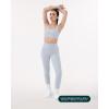 imageButtery Soft Sports Bras for Women  High Support Low Scoop Neck U Back Padded Yoga Gym Workout Bra  FlexFlowSilver