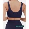 imageButtery Soft Sports Bras for Women  High Support Low Scoop Neck U Back Padded Yoga Gym Workout Bra  FlexFlowTwilight