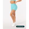 imageButtery Soft Yoga Workout Shorts for Women  High Waisted Butt Sculpting 4quot ampamp 6quot Gym Biker Shorts  FlexFlowCaribbean Sea