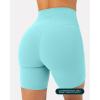 imageButtery Soft Yoga Workout Shorts for Women  High Waisted Butt Sculpting 4quot ampamp 6quot Gym Biker Shorts  FlexFlowCaribbean Sea