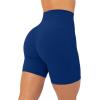 imageButtery Soft Yoga Workout Shorts for Women  High Waisted Butt Sculpting 4quot ampamp 6quot Gym Biker Shorts  FlexFlowIndigo