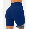 imageButtery Soft Yoga Workout Shorts for Women  High Waisted Butt Sculpting 4quot ampamp 6quot Gym Biker Shorts  FlexFlowIndigo