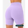 imageButtery Soft Yoga Workout Shorts for Women  High Waisted Butt Sculpting 4quot ampamp 6quot Gym Biker Shorts  FlexFlowLilac