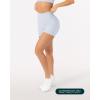 imageButtery Soft Yoga Workout Shorts for Women  High Waisted Butt Sculpting 4quot ampamp 6quot Gym Biker Shorts  FlexFlowSilver