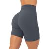 imageButtery Soft Yoga Workout Shorts for Women  High Waisted Butt Sculpting 4quot ampamp 6quot Gym Biker Shorts  FlexFlowThunder
