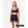 imageCrossOver Sports Bra for Women  Low Support Adjustable Cami Straps Cross Front Workout Yoga Bras  FlexFlowTwilight