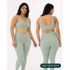 imageCurve Hem Scoop Neck Sports Bra for Women  Medium Support Buttery Soft Low Cut Workout Yoga Bras  FlexFlowSage