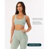 imageCurve Hem Scoop Neck Sports Bra for Women  Medium Support Buttery Soft Low Cut Workout Yoga Bras  FlexFlowSage
