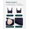 imageCurve Hem Scoop Neck Sports Bra for Women  Medium Support Buttery Soft Low Cut Workout Yoga Bras  FlexFlowTwilight