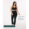 imageHigh Waisted Flare Leggings for Women  Buttery Soft Bell Bottom Workout Flared Wide Leg Yoga Pants  FlexFlowBlack