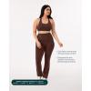imageHigh Waisted Flare Leggings for Women  Buttery Soft Bell Bottom Workout Flared Wide Leg Yoga Pants  FlexFlowCocoa