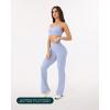 imageHigh Waisted Flare Leggings for Women  Buttery Soft Bell Bottom Workout Flared Wide Leg Yoga Pants  FlexFlowSeabreeze