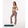 imageHigh Waisted Flare Leggings for Women  Buttery Soft Bell Bottom Workout Flared Wide Leg Yoga Pants  FlexFlowTeak