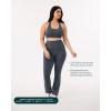imageHigh Waisted Flare Leggings for Women  Buttery Soft Bell Bottom Workout Flared Wide Leg Yoga Pants  FlexFlowThunder