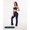 imageHigh Waisted Flare Leggings for Women  Buttery Soft Bell Bottom Workout Flared Wide Leg Yoga Pants  FlexFlowTwilight