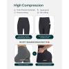 imageLeggings with Pockets  Compressive High Waisted Butt Sculpting Womens Full Length Workout Pants  HiPerformGraphite