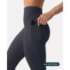imageLeggings with Pockets  Compressive High Waisted Butt Sculpting Womens Full Length Workout Pants  HiPerformGraphite