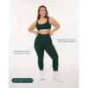 imageLeggings with Pockets  Compressive High Waisted Butt Sculpting Womens Full Length Workout Pants  HiPerformMoss