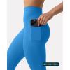 imageLeggings with Pockets  Compressive High Waisted Butt Sculpting Womens Full Length Workout Pants  HiPerformRoyal Blue