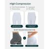 imageLeggings with Pockets  Compressive High Waisted Butt Sculpting Womens Full Length Workout Pants  HiPerformSilver