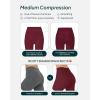 imagePilates Crossover Leggings for Women  Buttery Soft High Waisted V Cut Cross Waist Workout Yoga Pants  FlexFlowBordeaux