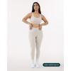 imagePilates Crossover Leggings for Women  Buttery Soft High Waisted V Cut Cross Waist Workout Yoga Pants  FlexFlowMoon