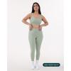 imagePilates Crossover Leggings for Women  Buttery Soft High Waisted V Cut Cross Waist Workout Yoga Pants  FlexFlowSage