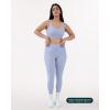 imagePilates Crossover Leggings for Women  Buttery Soft High Waisted V Cut Cross Waist Workout Yoga Pants  FlexFlowSeabreeze