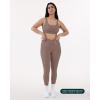 imagePilates Crossover Leggings for Women  Buttery Soft High Waisted V Cut Cross Waist Workout Yoga Pants  FlexFlowTeak