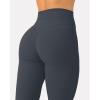 imagePilates Crossover Leggings for Women  Buttery Soft High Waisted V Cut Cross Waist Workout Yoga Pants  FlexFlowThunder