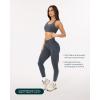 imagePilates Crossover Leggings for Women  Buttery Soft High Waisted V Cut Cross Waist Workout Yoga Pants  FlexFlowThunder